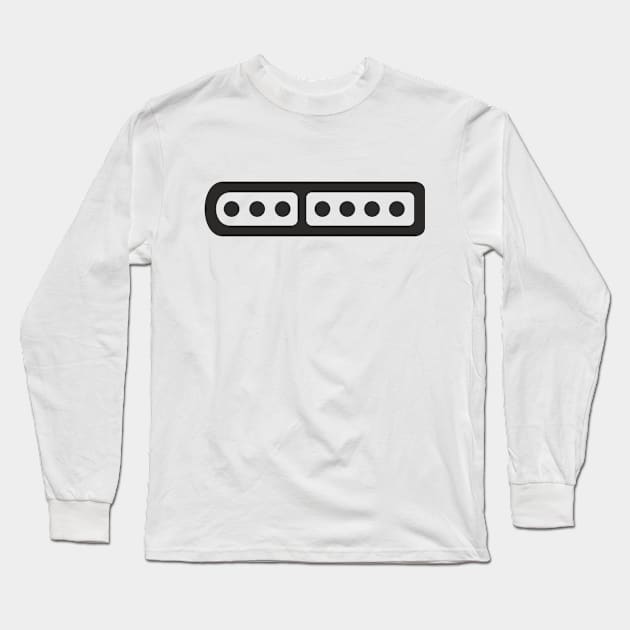 snes joypad port shape design Long Sleeve T-Shirt by goatboyjr